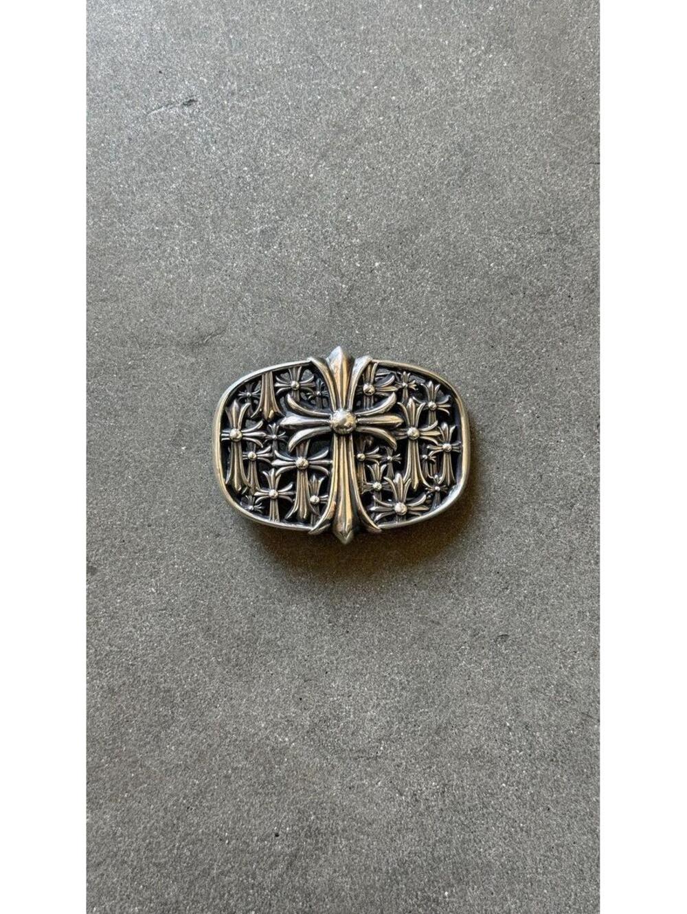 RARE! Chrome Hearts Cemetery Cross Belt Buckle